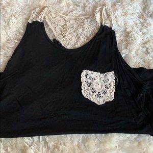Black and Lace Tanktop